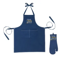 Plow & Hearth Kitchen Linens>Father's Day Grilling Gift Set, "Our Dad is Flipping Awesome"
