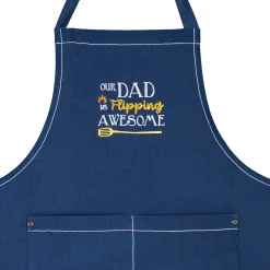 Plow & Hearth Kitchen Linens>Father's Day Grilling Gift Set, "Our Dad is Flipping Awesome"