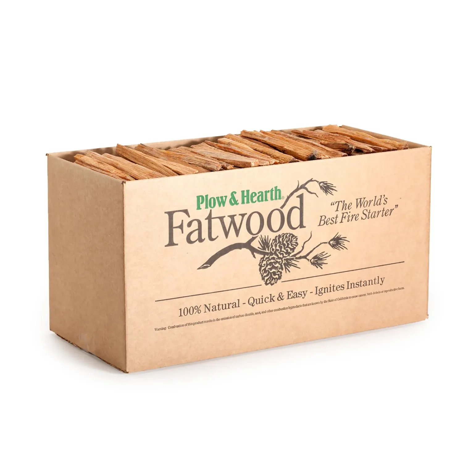 Plow & Hearth Fire Starters & Fatwood>Fatwood Fire-Starter, 35 lb. Box