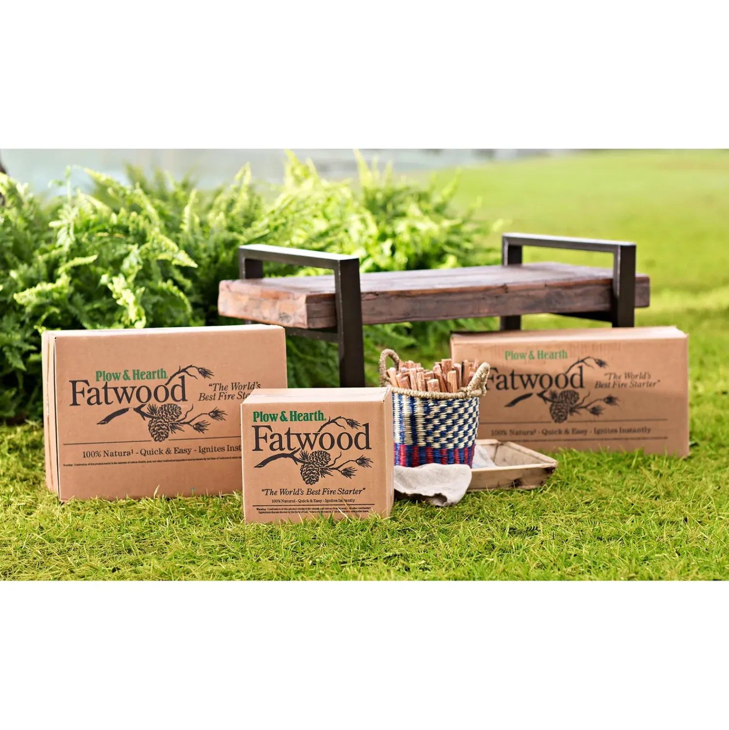 Plow & Hearth Fire Starters & Fatwood>Fatwood Fire-Starter, 35 lb. Box