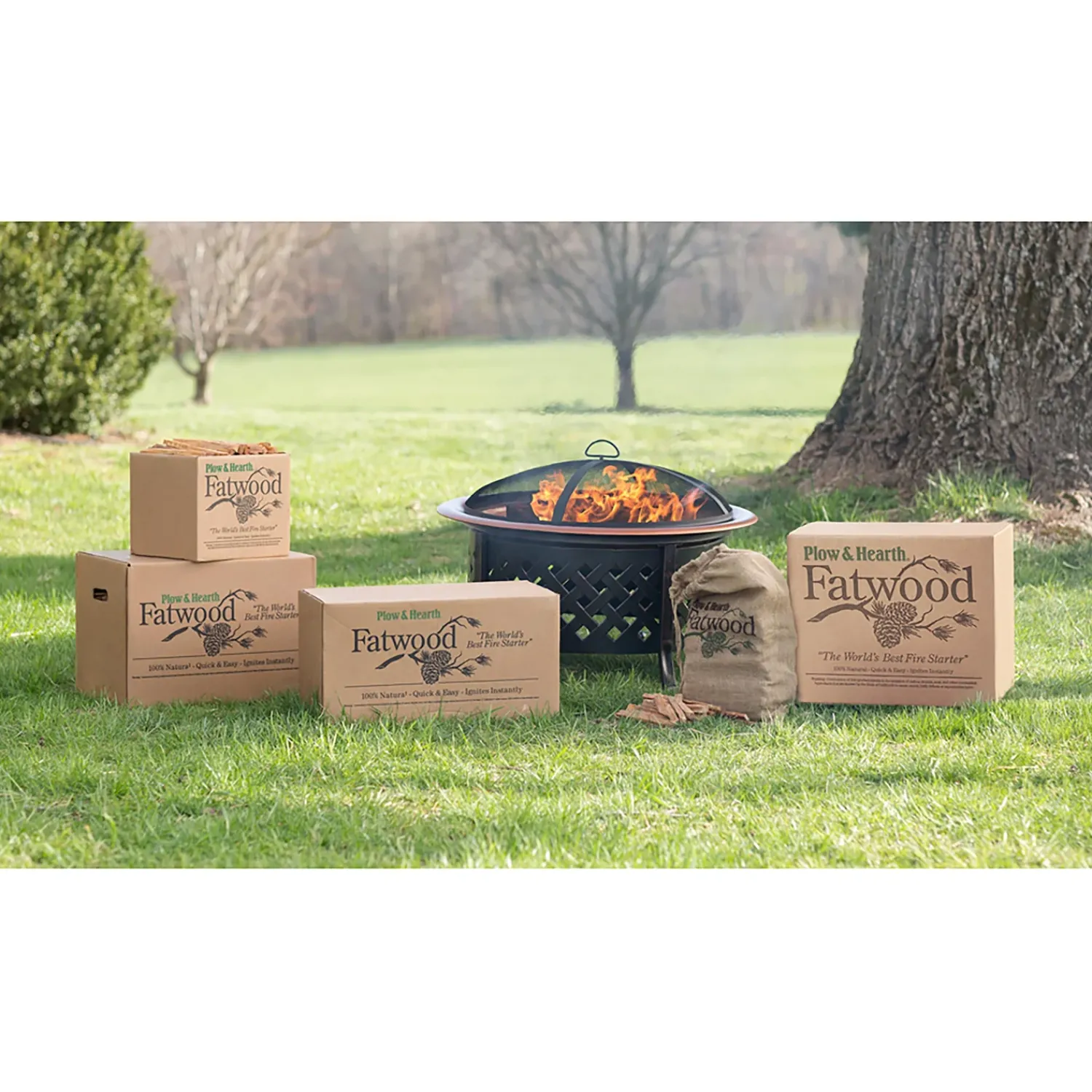Plow & Hearth Fire Starters & Fatwood>Fatwood Fire-Starter, 10 lb. Box