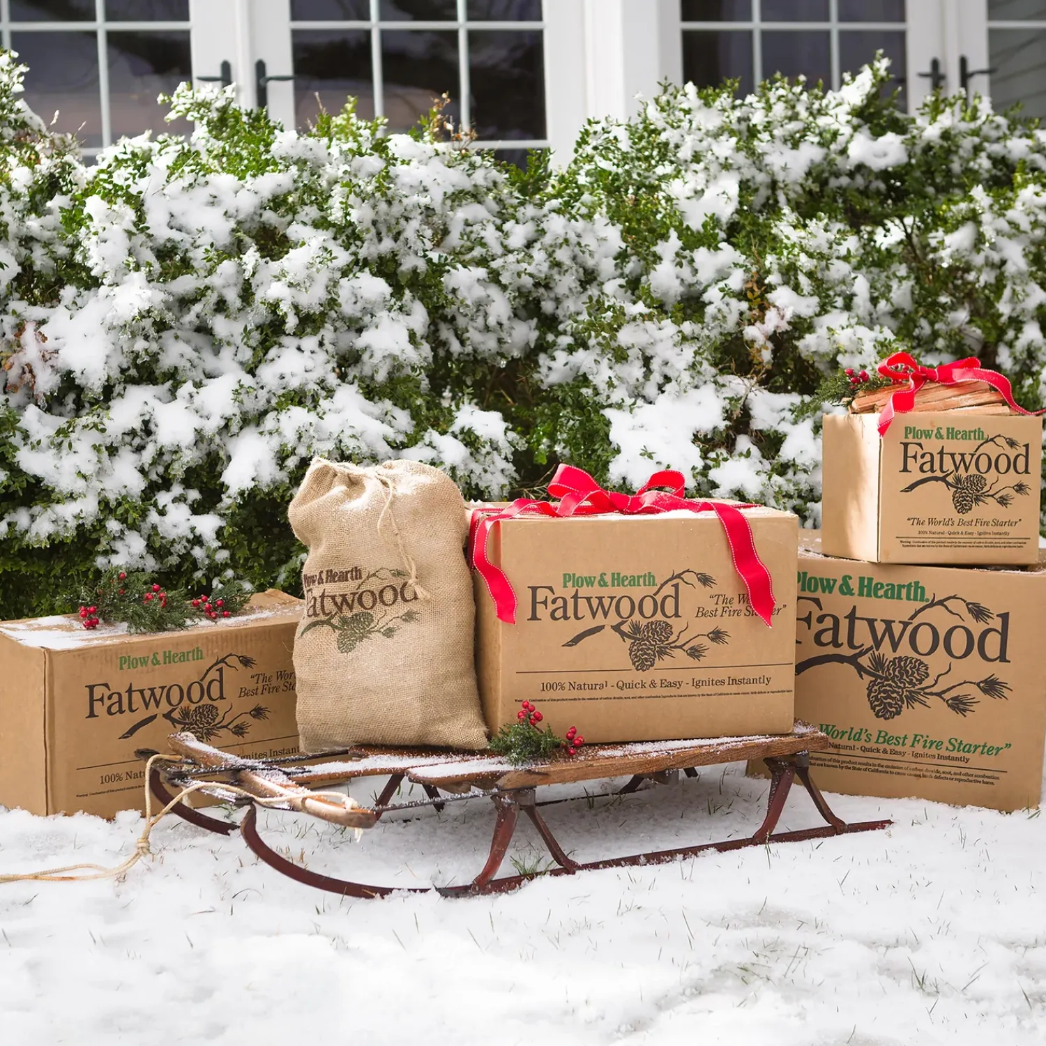 Plow & Hearth Fire Starters & Fatwood>Fatwood Fire-Starter, 25 lb. Box
