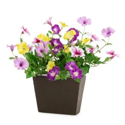 Plow & Hearth Faux Flowers & Plants>Faux Petunia Urn Filler