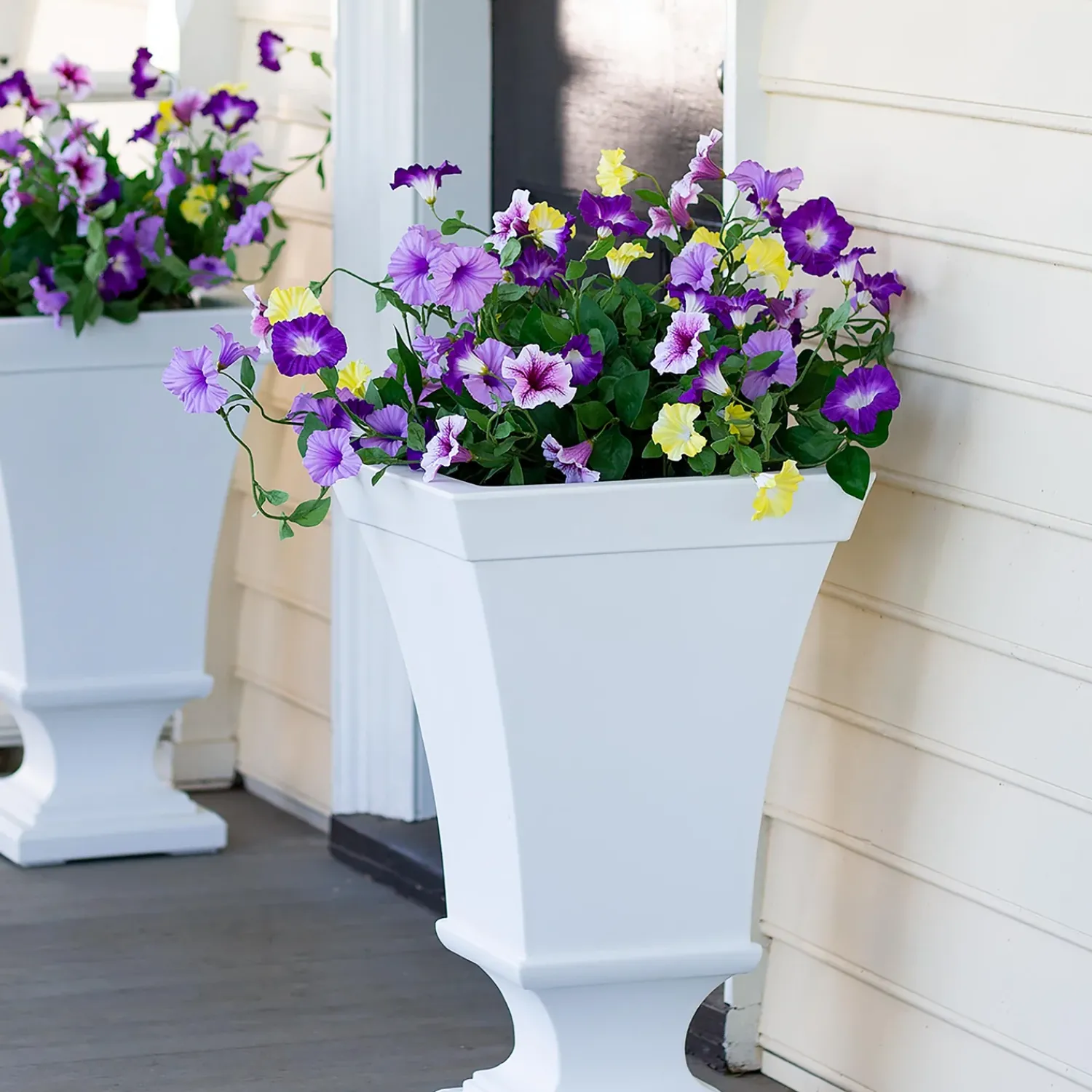 Plow & Hearth Faux Flowers & Plants>Faux Petunia Urn Filler