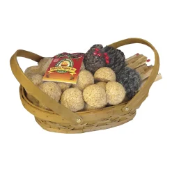 Plow & Hearth Fire Starters & Fatwood>Fire Starter Gift Set in Picnic Basket