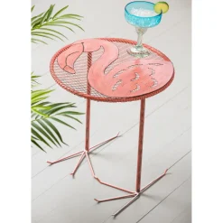 Plow & Hearth Outdoor Seating Sets>Flamingo Chair and Side Table, Set of 2
