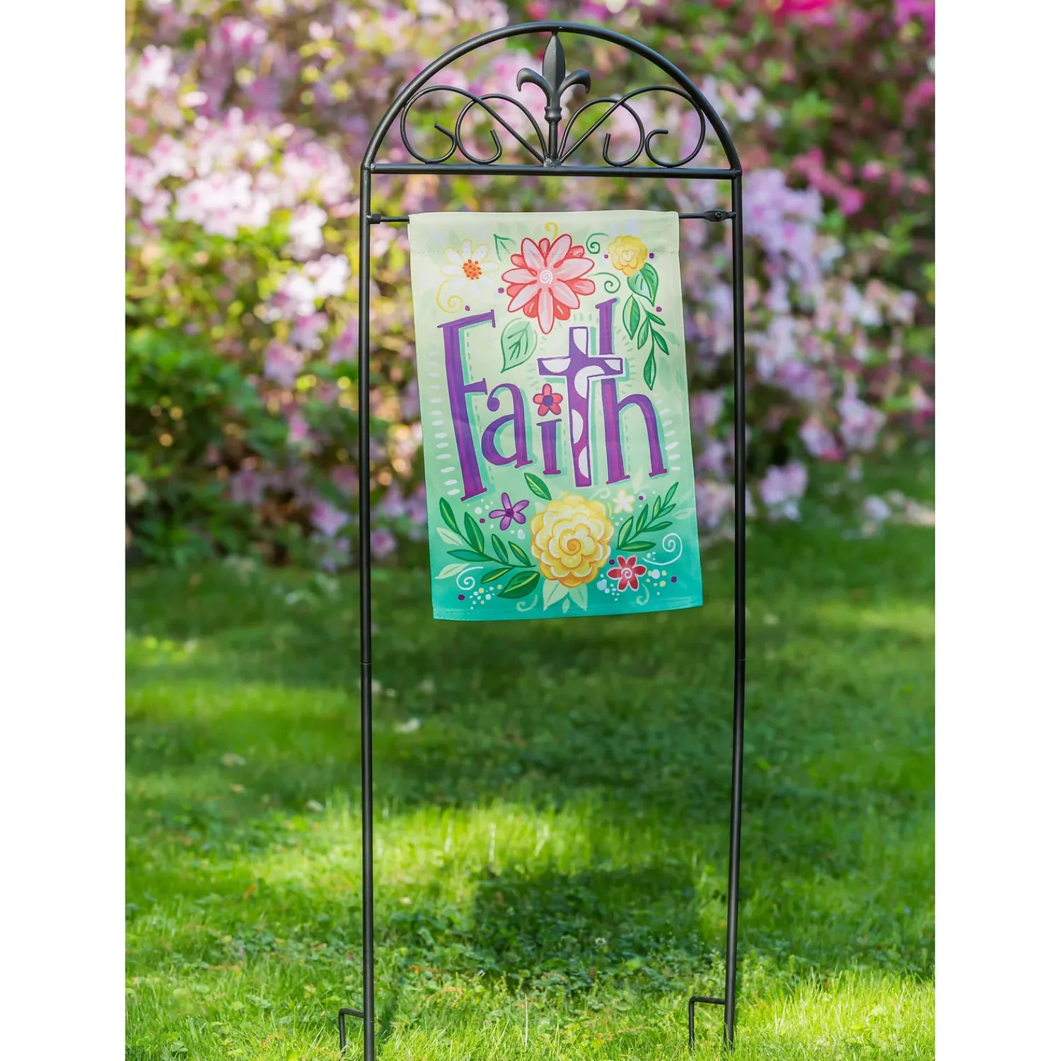 Plow & Hearth Flag Accessories>Fleur de Lis Garden Flag Arbor Stand