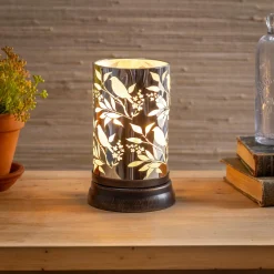 Plow & Hearth Decorative Accents|Candles & Lanterns>Floral Bird Aromatherapy Oil Warmer, 7"H