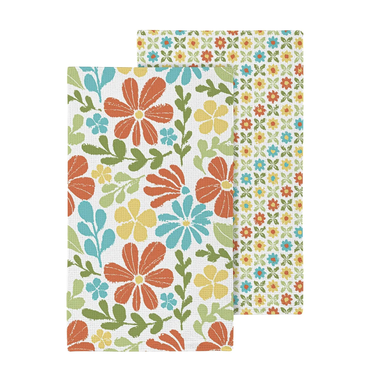 Plow & Hearth Kitchen Linens>Floral Mod Quick Dry Kitchen Towel, 18" x 30"