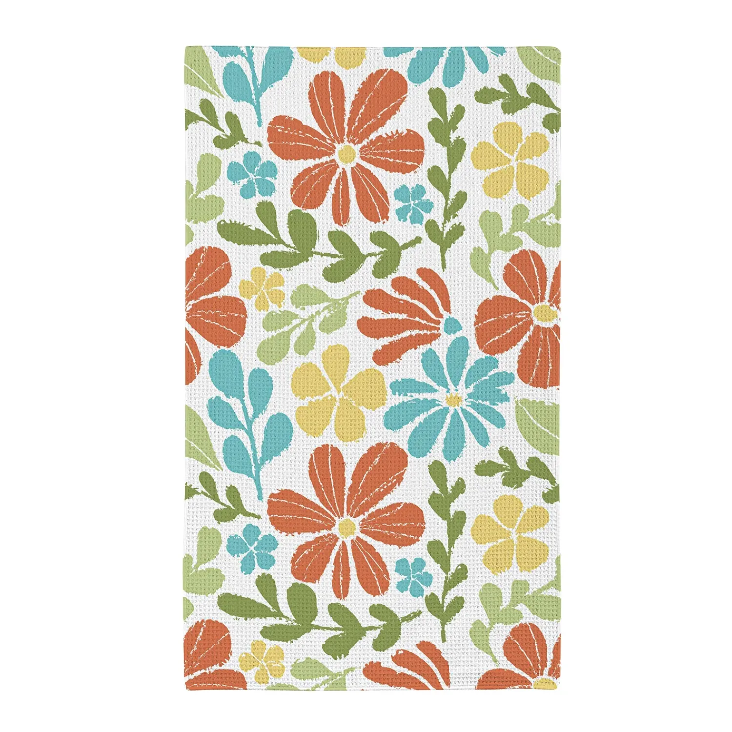 Plow & Hearth Kitchen Linens>Floral Mod Quick Dry Kitchen Towel, 18" x 30"