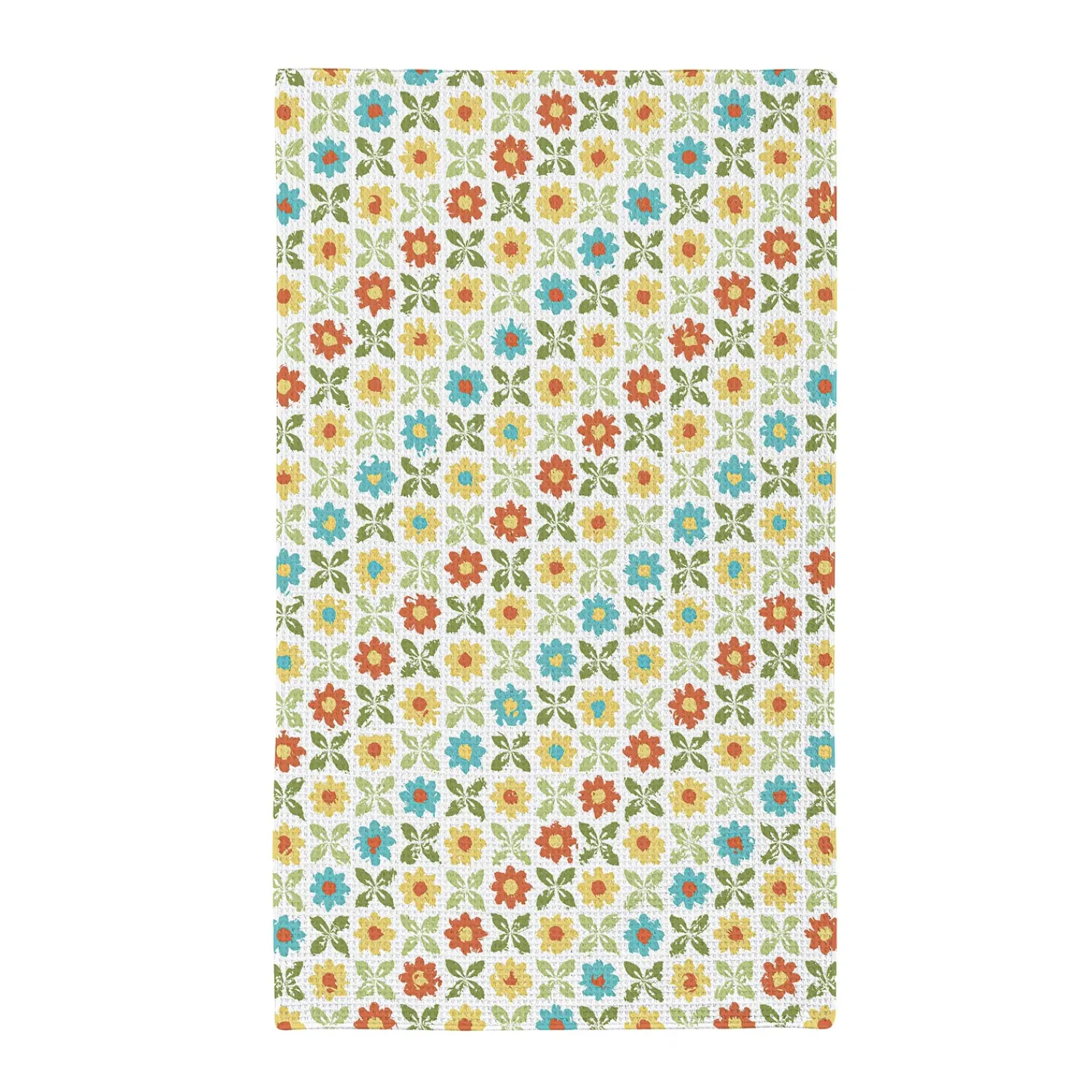 Plow & Hearth Kitchen Linens>Floral Mod Quick Dry Kitchen Towel, 18" x 30"