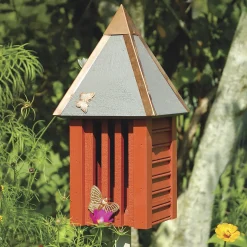 Plow & Hearth Wildlife Housing>Flutterbye Cypress and Copper Butterfly House