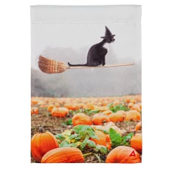 Plow & Hearth Garden Flags>Flying Cat Suede Garden Flag