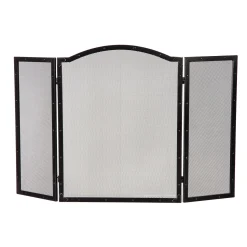 Plow & Hearth Tri-Panel Fireplace Screens>Fortuna Tri-Fold Fireplace Screen