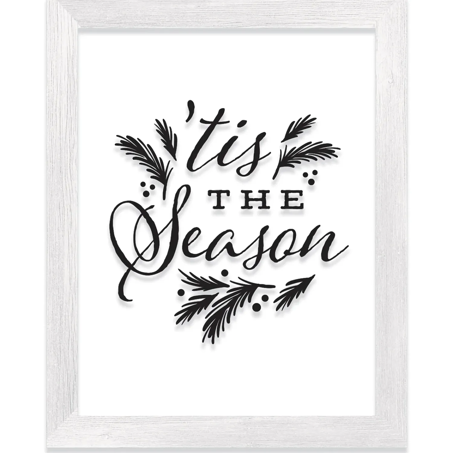 Plow & Hearth Wall Art>Framed Christmas Wishes Holiday Accents, Set of 3