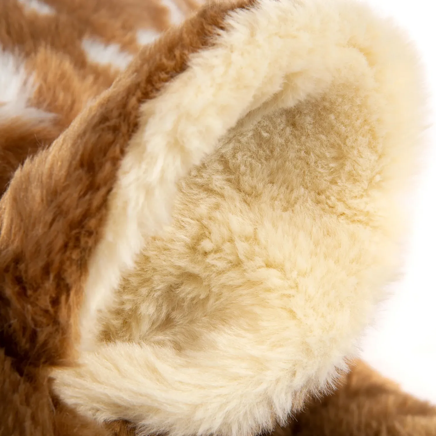Plow & Hearth Decorative Pillows>Fuzzy Spotted Fawn Plush Cuddle Animal Body Pillow