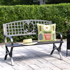 Plow & Hearth Outdoor Benches>Garden Tools Metal Garden Bench