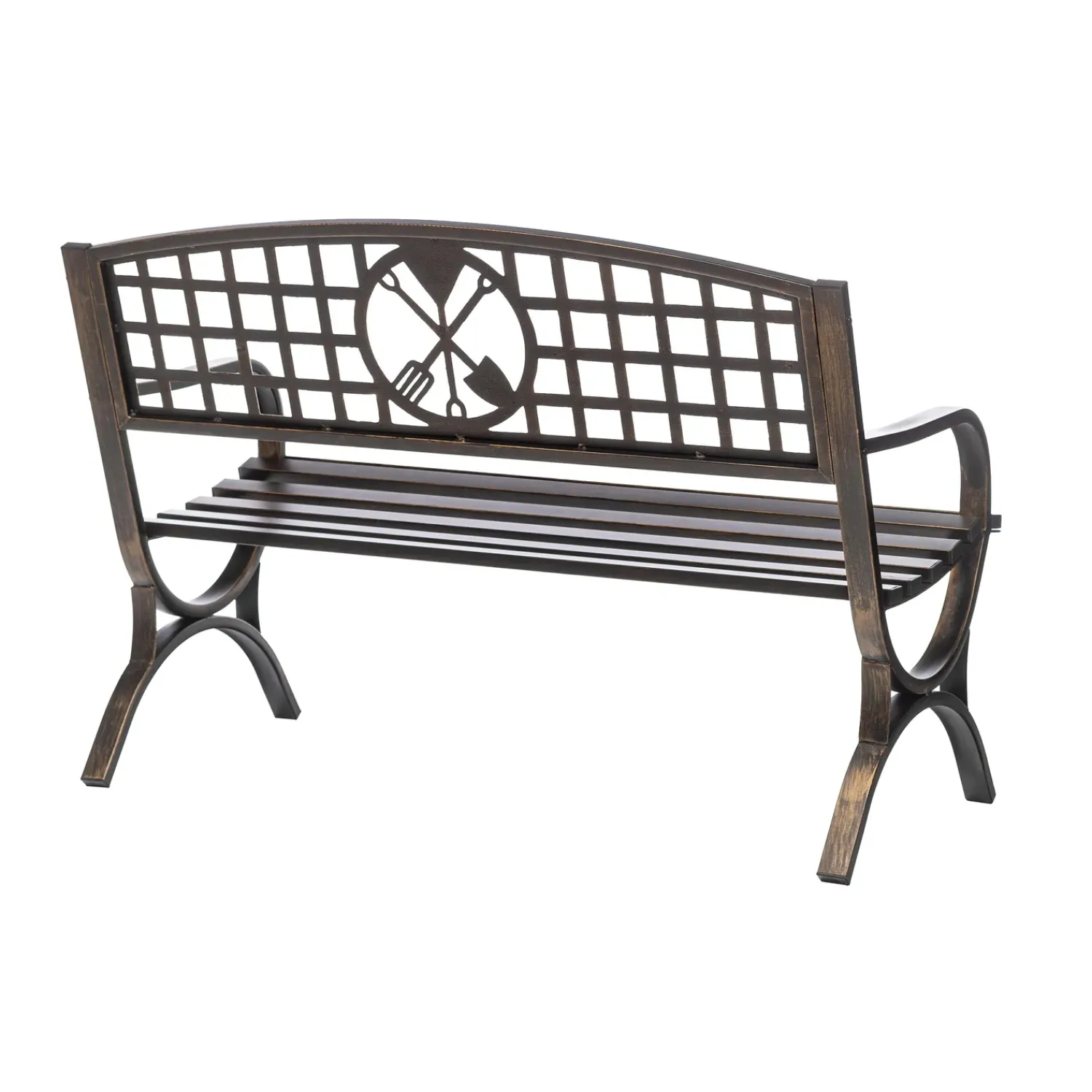 Plow & Hearth Outdoor Benches>Garden Tools Metal Garden Bench