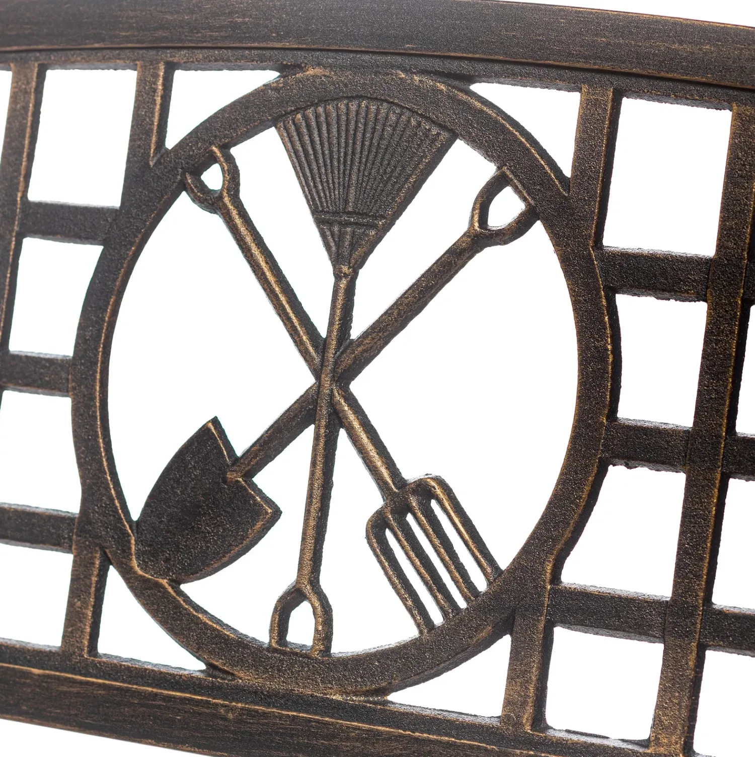 Plow & Hearth Outdoor Benches>Garden Tools Metal Garden Bench