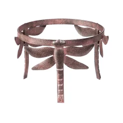 Plow & Hearth Gazing Balls>Gazing Ball Hardware Stand, Dragonfly Adorned