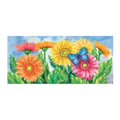 Plow & Hearth Interchangeable Mats>Gerbera Daisies Sassafras Switch Mat