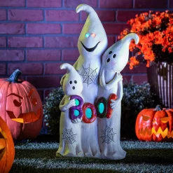 Plow & Hearth Garden Statues>Ghost Trio LED Statue, 26"H