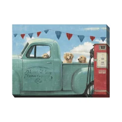 Plow & Hearth Outdoor Wall Art|Wall Art>Go For A Ride Indoor/Outdoor Canvas Wall Art