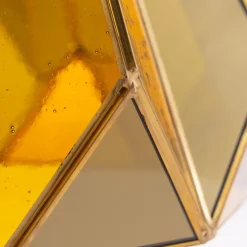 Plow & Hearth Solar Lighting>Golden Glass Hanging Solar Light