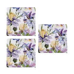 Plow & Hearth Kitchen Linens>Golden Lilac Quick Dry Dish Cloth, Set of 3, 10" x 10"