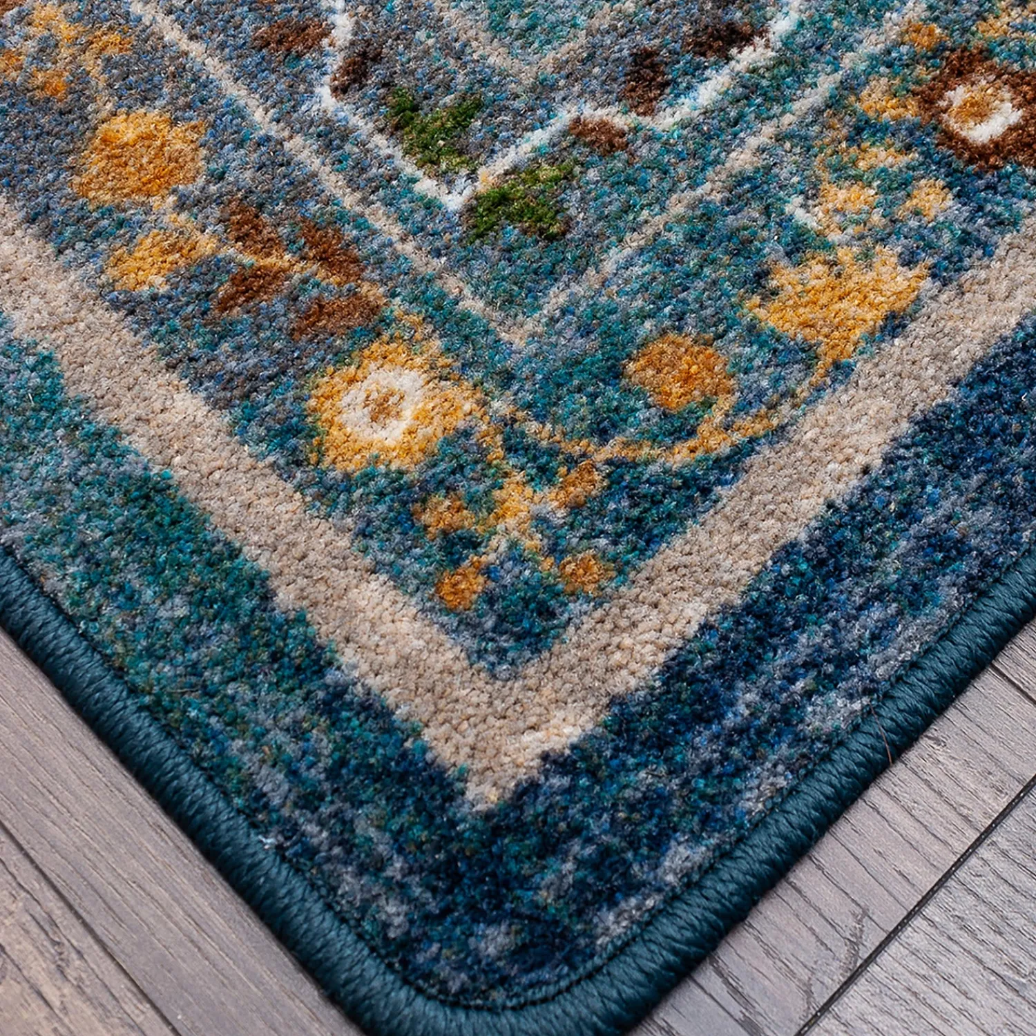 Plow & Hearth Area Rugs>Grafton EnduraStran Folk Art Rug, 7'8" x 10'9"