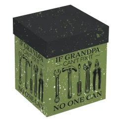 Plow & Hearth Coffee & Tea Cups>Grandpa Green Ceramic Cozy Cup, 15oz, Gift Box