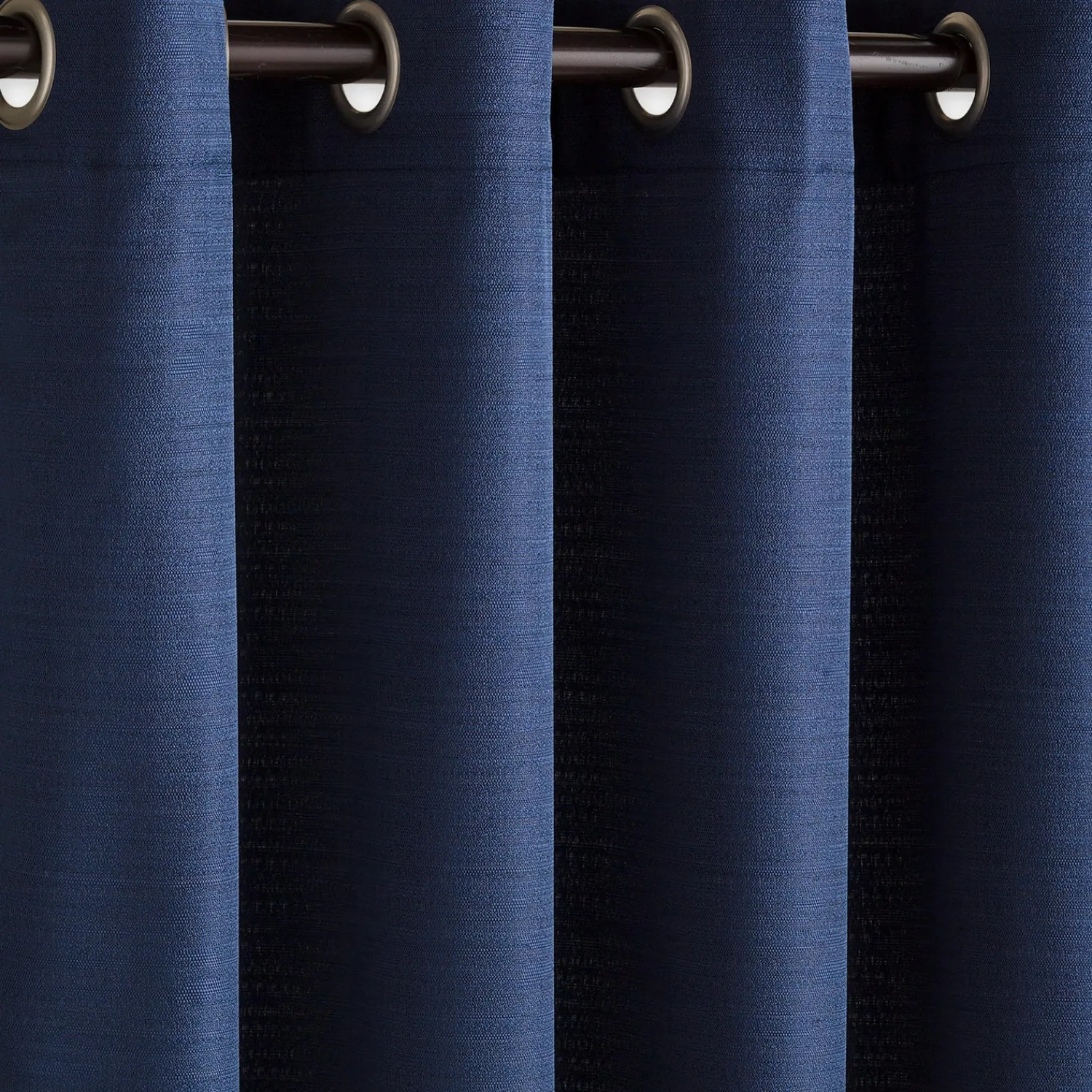 Plow & Hearth Shades & Umbrellas|Outdoor Curtains>Grasscloth Outdoor Curtain Panel with Grommet Top, 54"W x 96"L