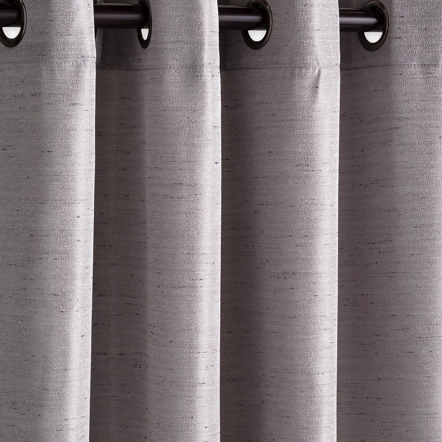 Plow & Hearth Shades & Umbrellas|Outdoor Curtains>Grasscloth Outdoor Curtain Panel with Grommet Top, 54"W x 96"L