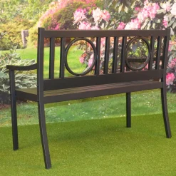 Plow & Hearth Outdoor Benches>Grayson Steel Garden Bench