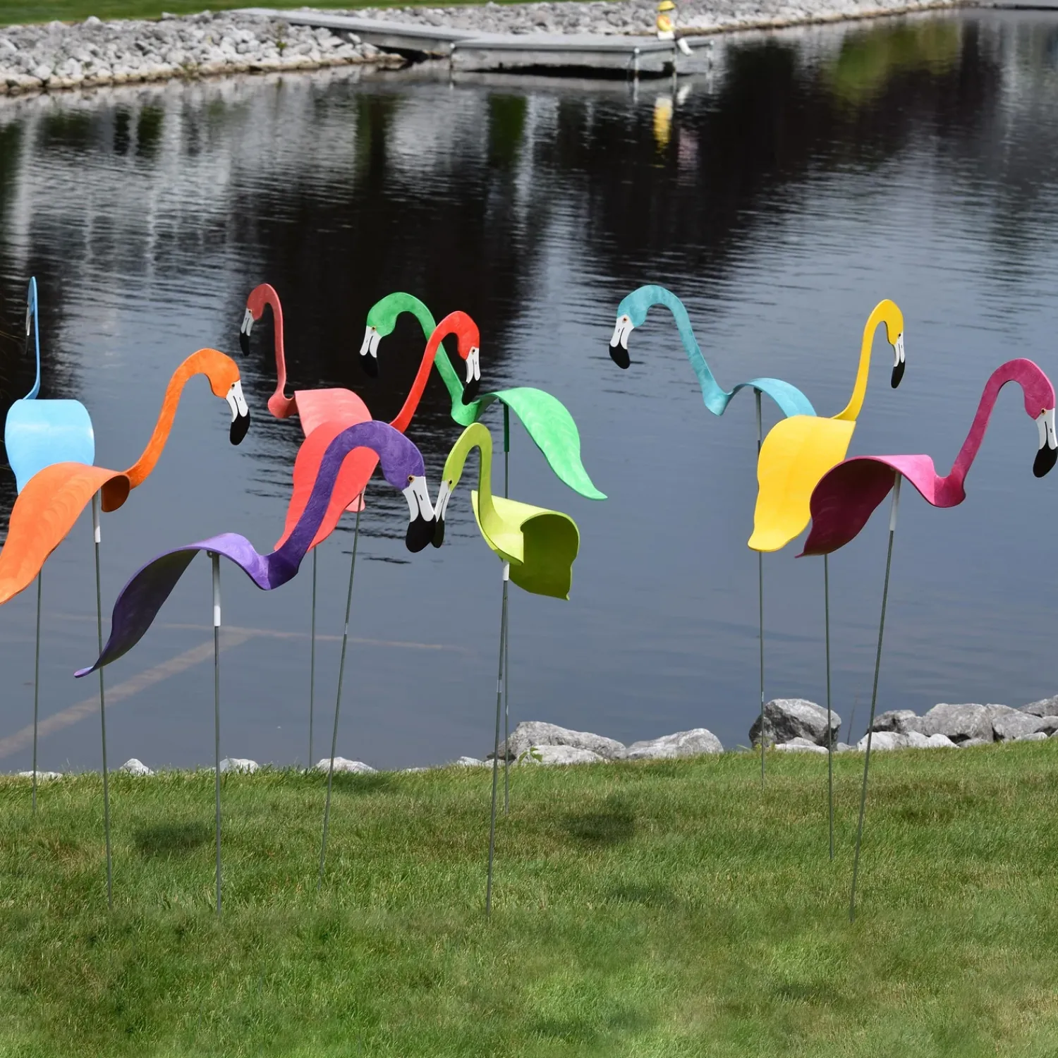 Plow & Hearth Garden Stakes>Great Blue Heron Dancing Bird