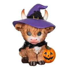 Plow & Hearth Garden Statues>Hallow Cow Playful Peepers LED Statue, 14"H