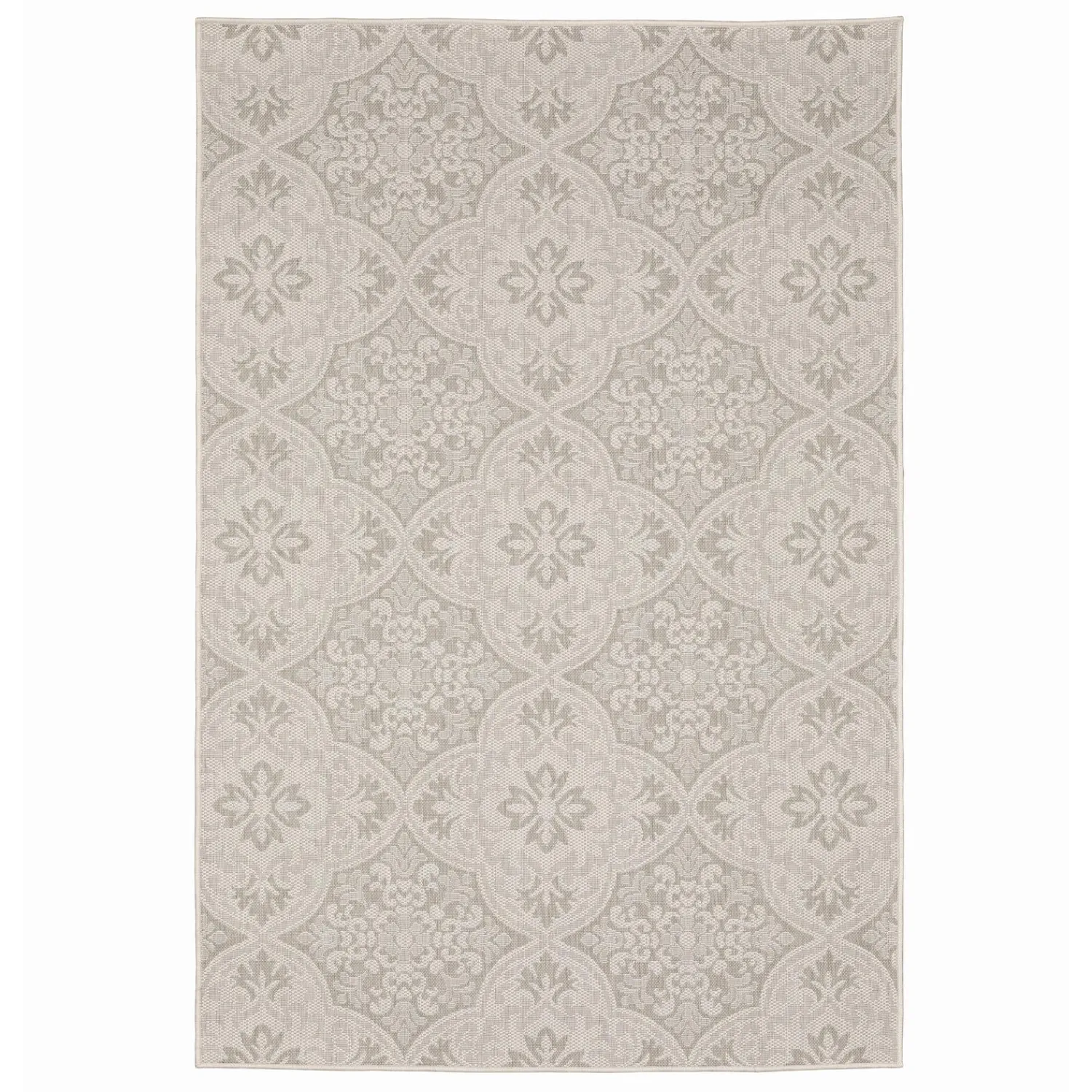 Plow & Hearth Area Rugs>Hamilton Vintage Indoor/Outdoor Rug, 3'3" x 5' Ivory