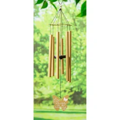 Plow & Hearth Wind Chimes & Mobiles>Hand Tuned Memorial "In Memory Of A Life So Beautifully Lived" Wind Chime