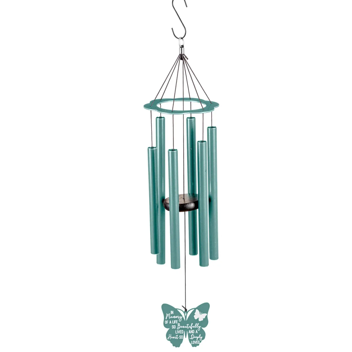 Plow & Hearth Wind Chimes & Mobiles>Hand Tuned Memorial "In Memory Of A Life So Beautifully Lived" Wind Chime