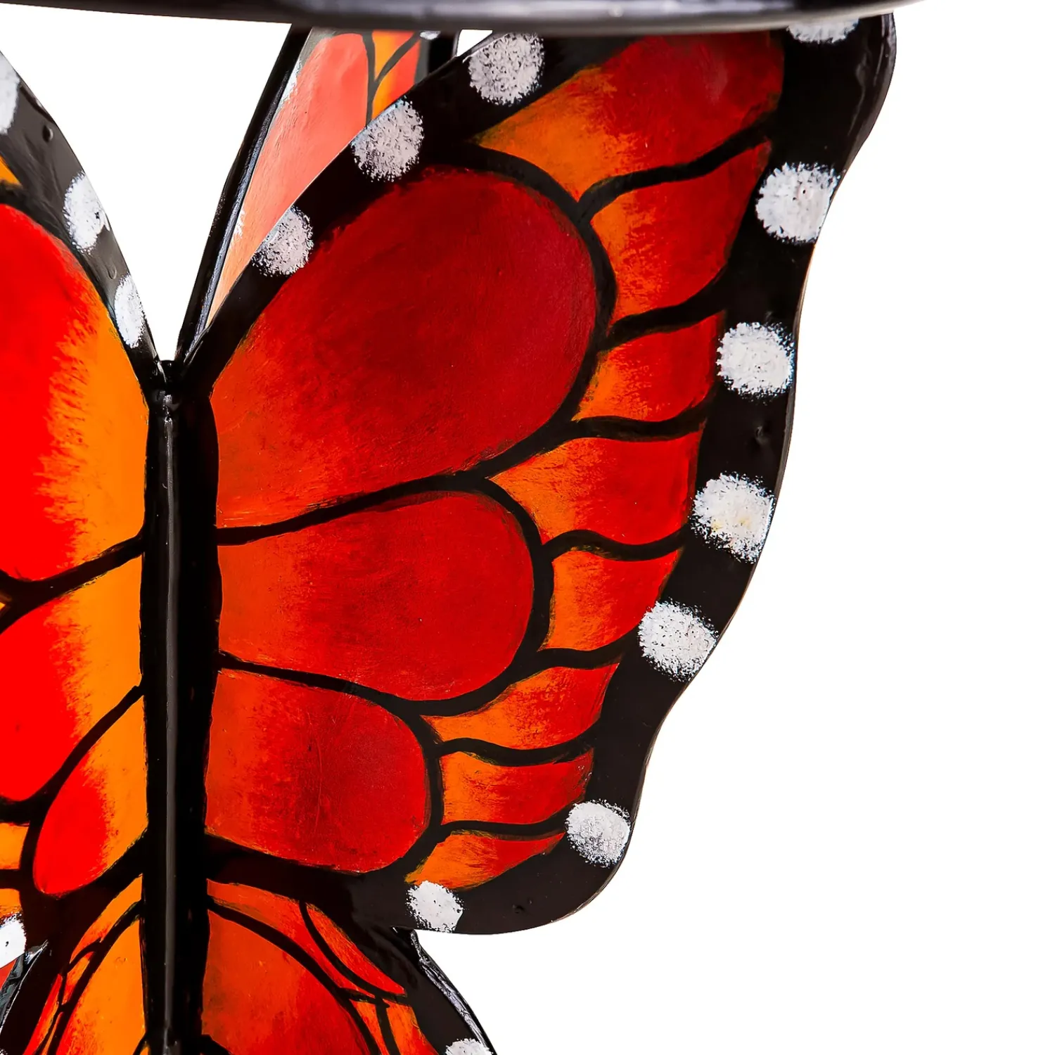Plow & Hearth Accent Tables|Outdoor Side Tables>Handcrafted Metal Monarch Butterfly Side Table