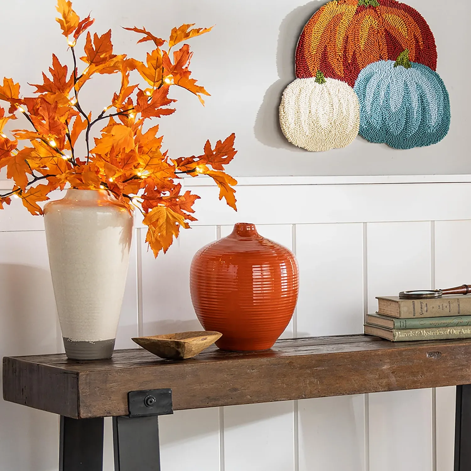 Plow & Hearth Planters & Vases>Handmade Small Round Clay Alexandria Vase