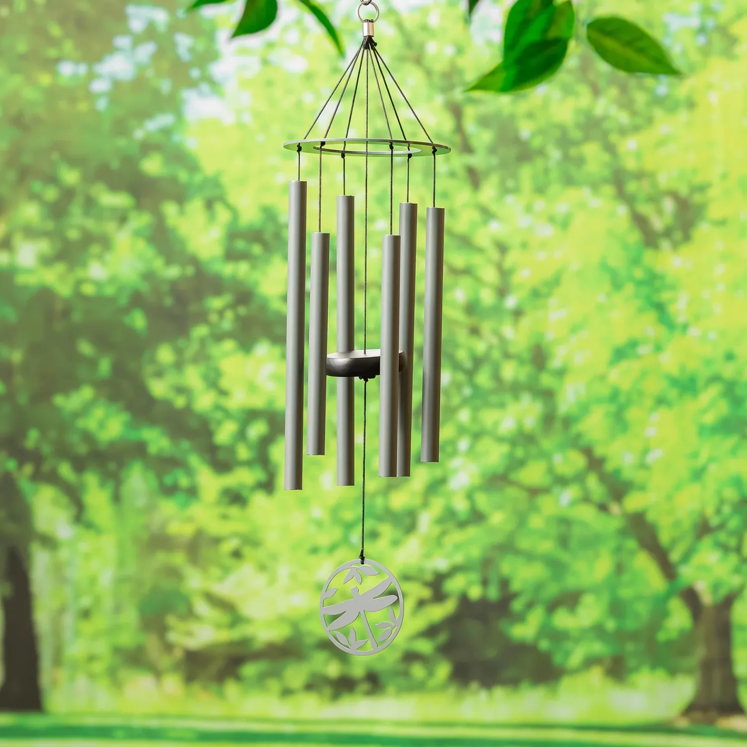 Plow & Hearth Wind Chimes & Mobiles>Hand-Tuned Dragonfly Wind Chime