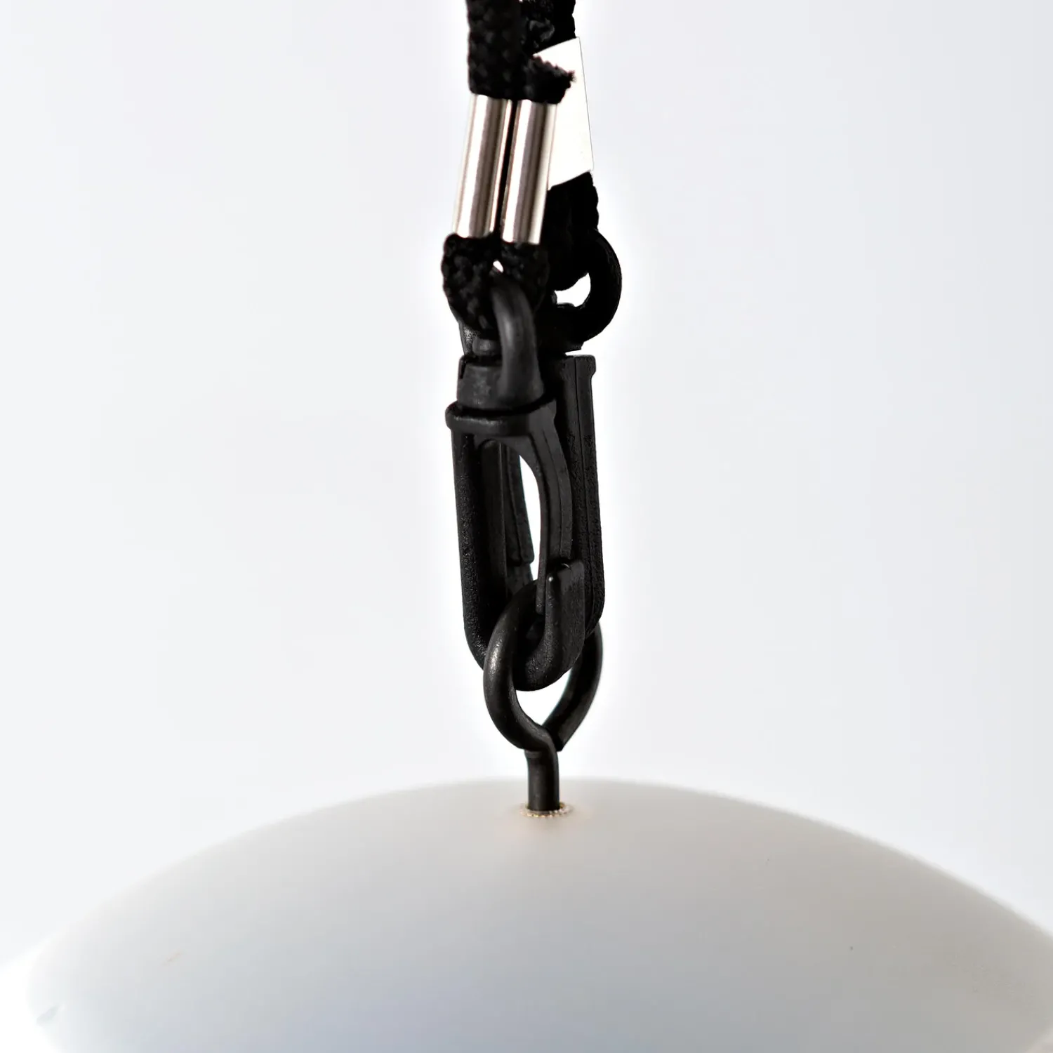 Plow & Hearth Lighted Garden Decorations|Lighted Accents>Hanging Solar Color Changing Sphere Light Black