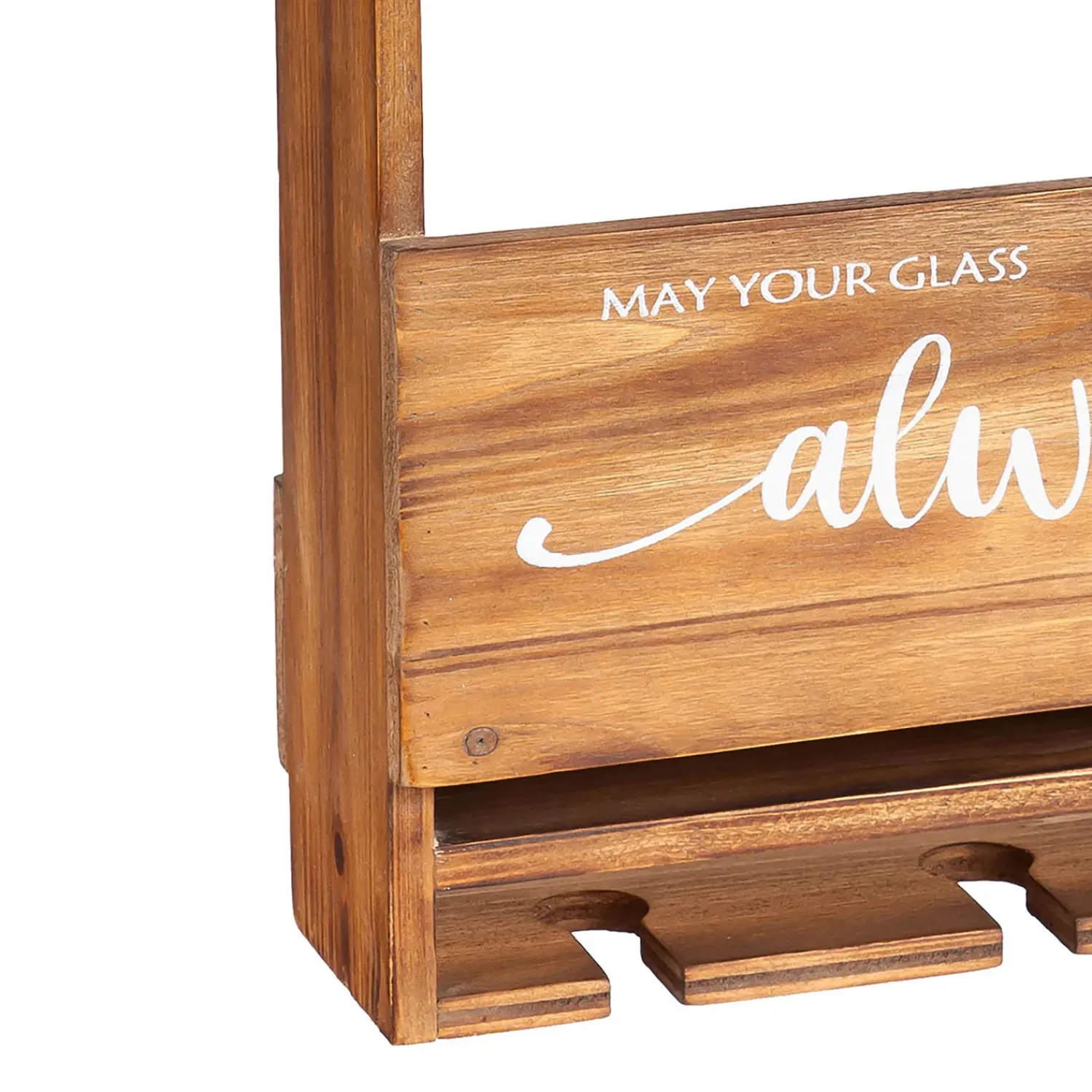 Plow & Hearth Wine Racks>Hanging Wine Bottle and Glass Holder