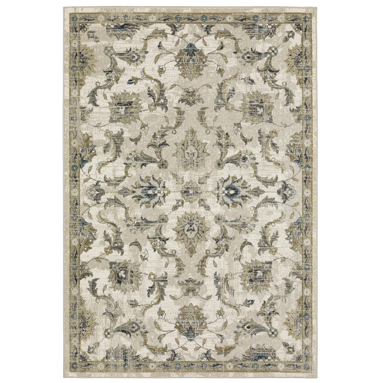 Plow & Hearth Area Rugs>Heartland Border Rug, 3'10" x 5'5"