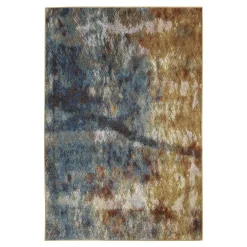Plow & Hearth Area Rugs>Heartland Earth Rug, 3'10" x 5'5" Blue