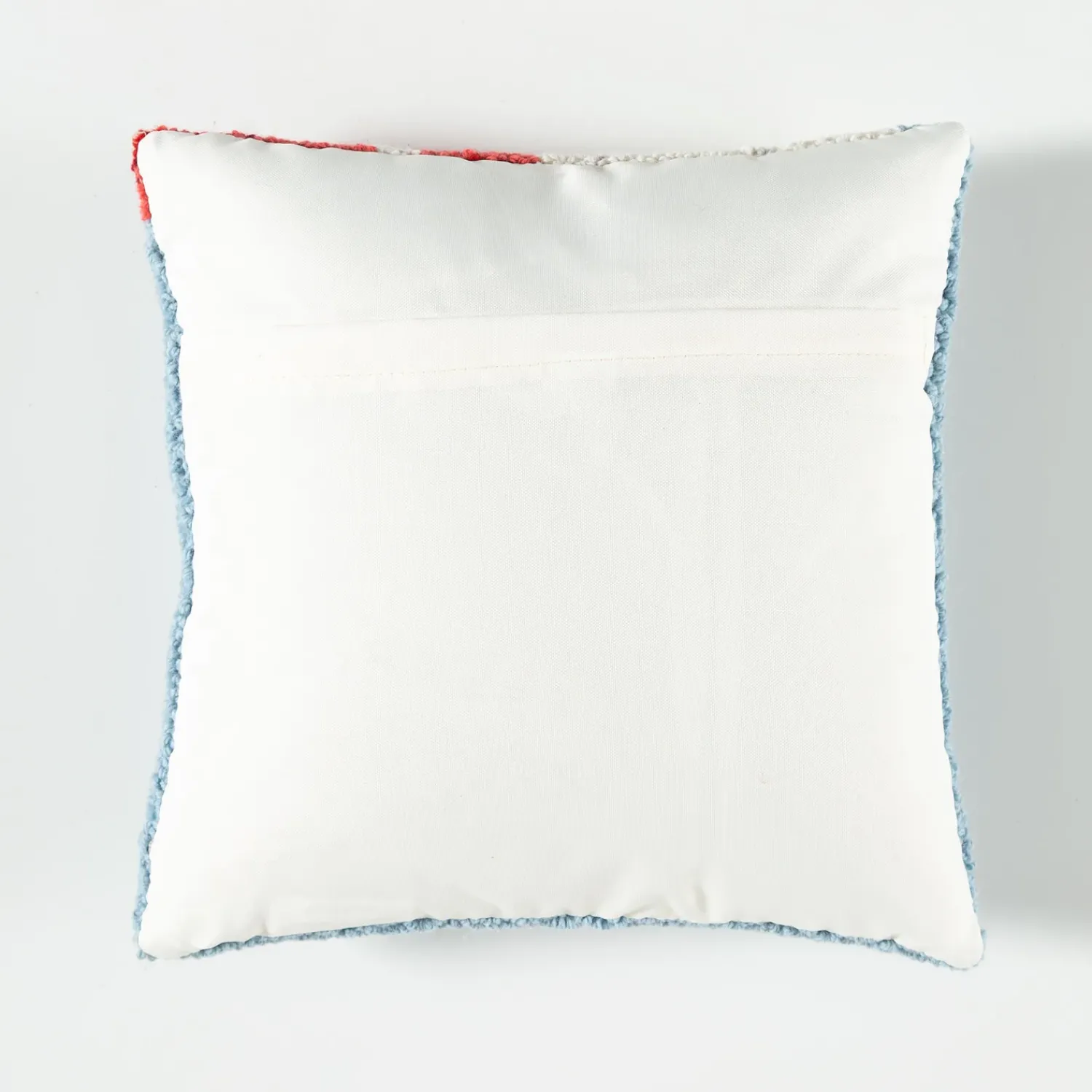 Plow & Hearth Outdoor Throw Pillows|Decorative Pillows>Holiday Poodle with Knit Scarf Hand-Hooked Wool Throw Pillow