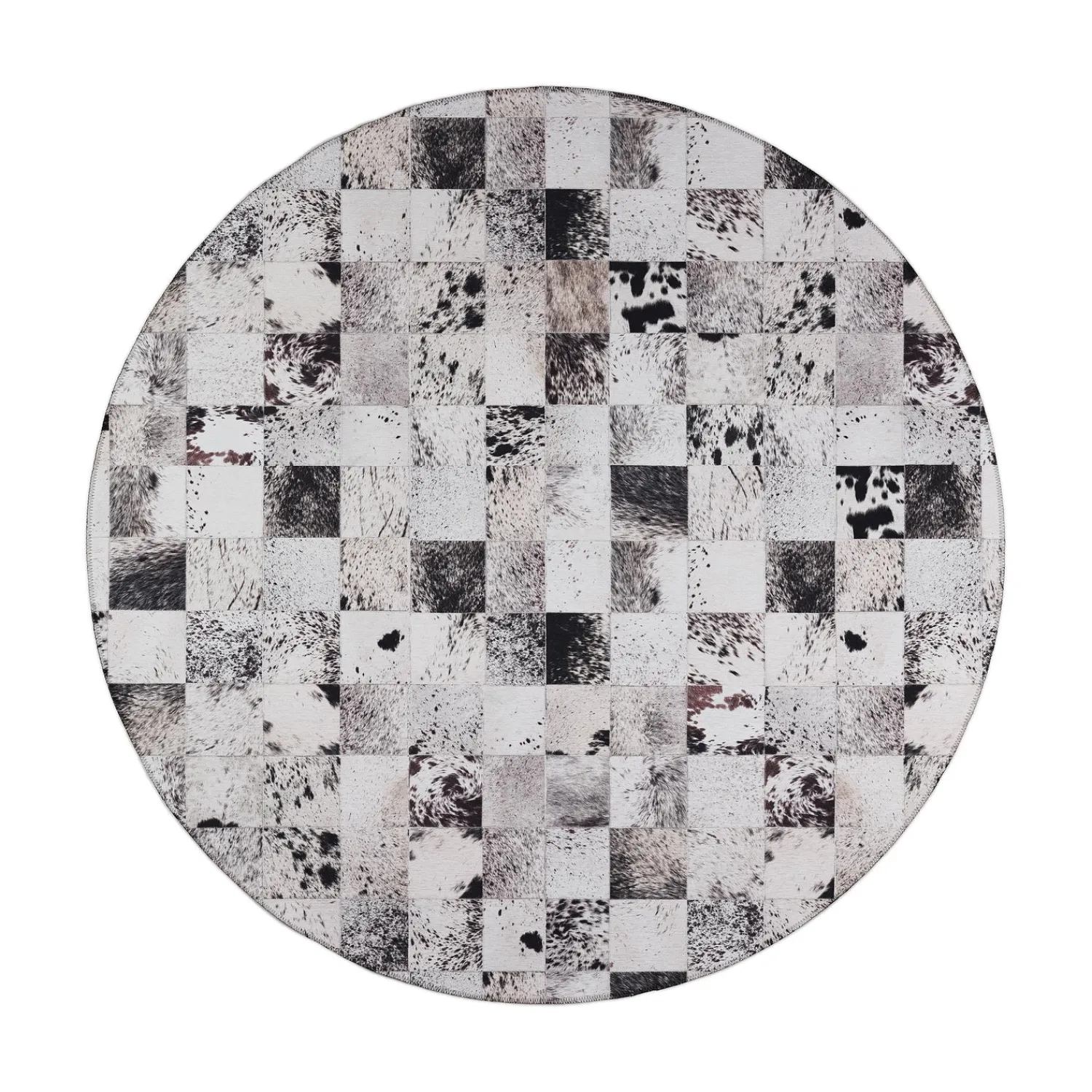 Plow & Hearth Area Rugs>Hyde Park Round Rug, 4' dia.