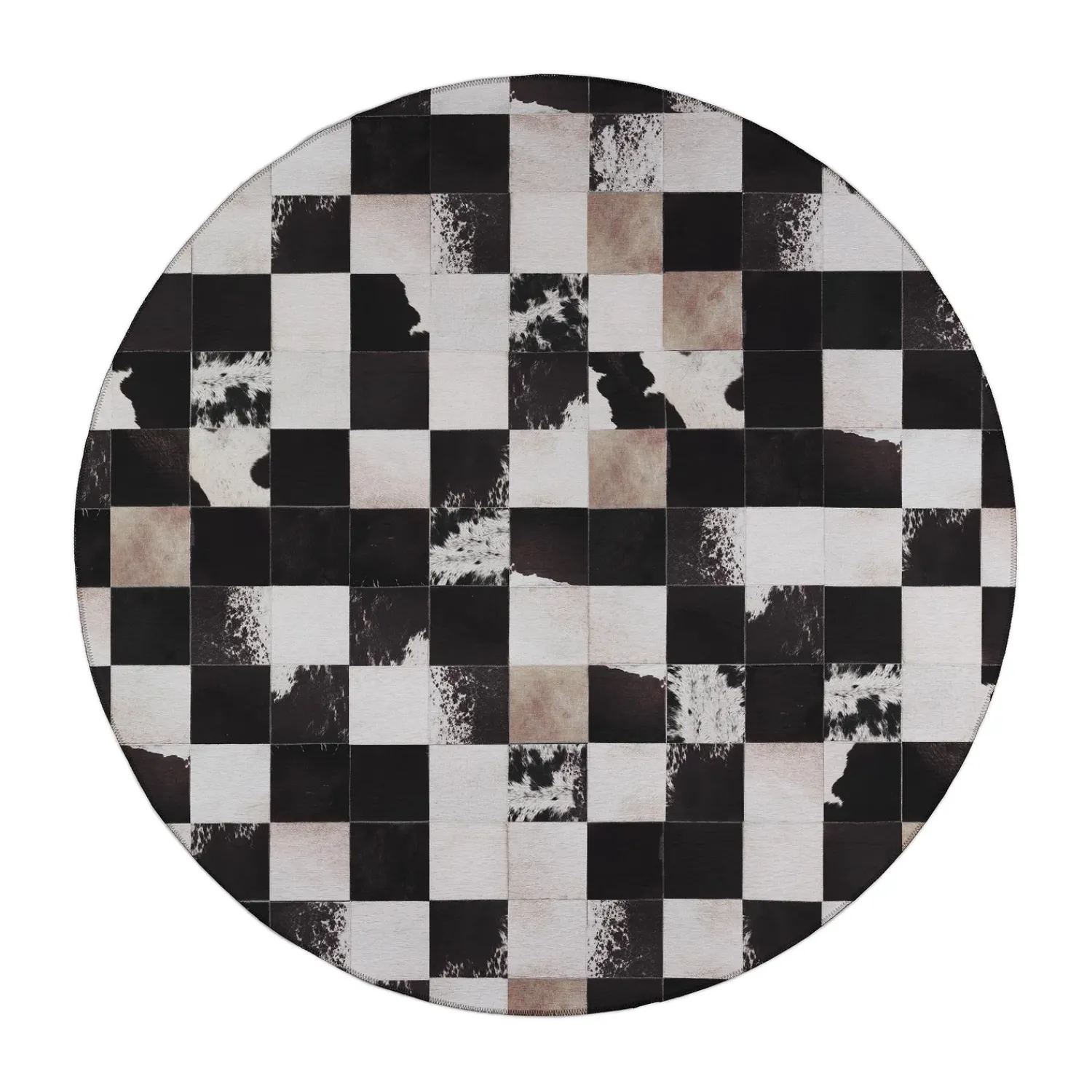 Plow & Hearth Area Rugs>Hyde Park Round Rug, 4' dia.