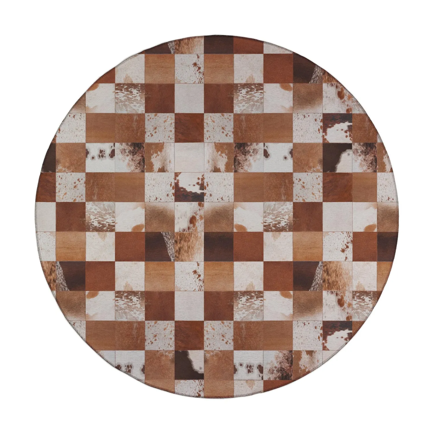 Plow & Hearth Area Rugs>Hyde Park Round Rug, 8' dia.